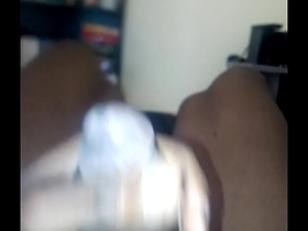 Mombasa dude jerking off dry bbc