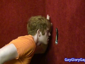 Wet gay interracial handjob and nasty cock sucking 23