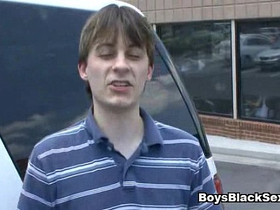 Interracial bareback hardcore teen sex 12