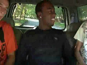 Nasty black dude fuck white boy bareback style 13