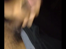 Big black dick jerking off.