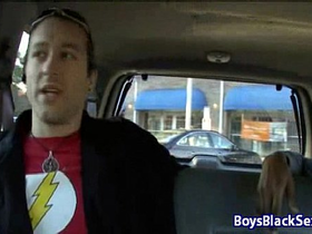 Interracial hardcore bareback gay sex video 24