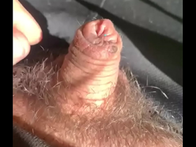 Solobdsmman 110 - my verry small hairy dick outside